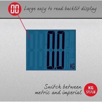 Salter 9075 SCFEU12 Max электронные напольные весы, 250 кг, 0,1 кг, стеклянная платформа, 3xAAA (9075 SCFEU12)
