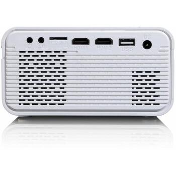 Lenco LPJ-280WH проектор, 800x480, 2800 люмен, 3000:1, 2xHDMI, USB, VGA, MHL, стереодинамики (LPJ-280WH)