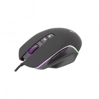White Shark Мышь GARETH-B GM-5009, 1000-6400 DPI, 7 кнопок, 1.8 м, RGB 16.8 М цветов, USB (GARETH-B)