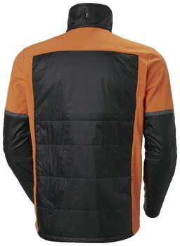 Helly Hansen рабочая куртка Kensington Insulated 73233_992-S, S, черный/оранжевый, softshell, молния YKK, светоотражающие детали (73233_992-S)