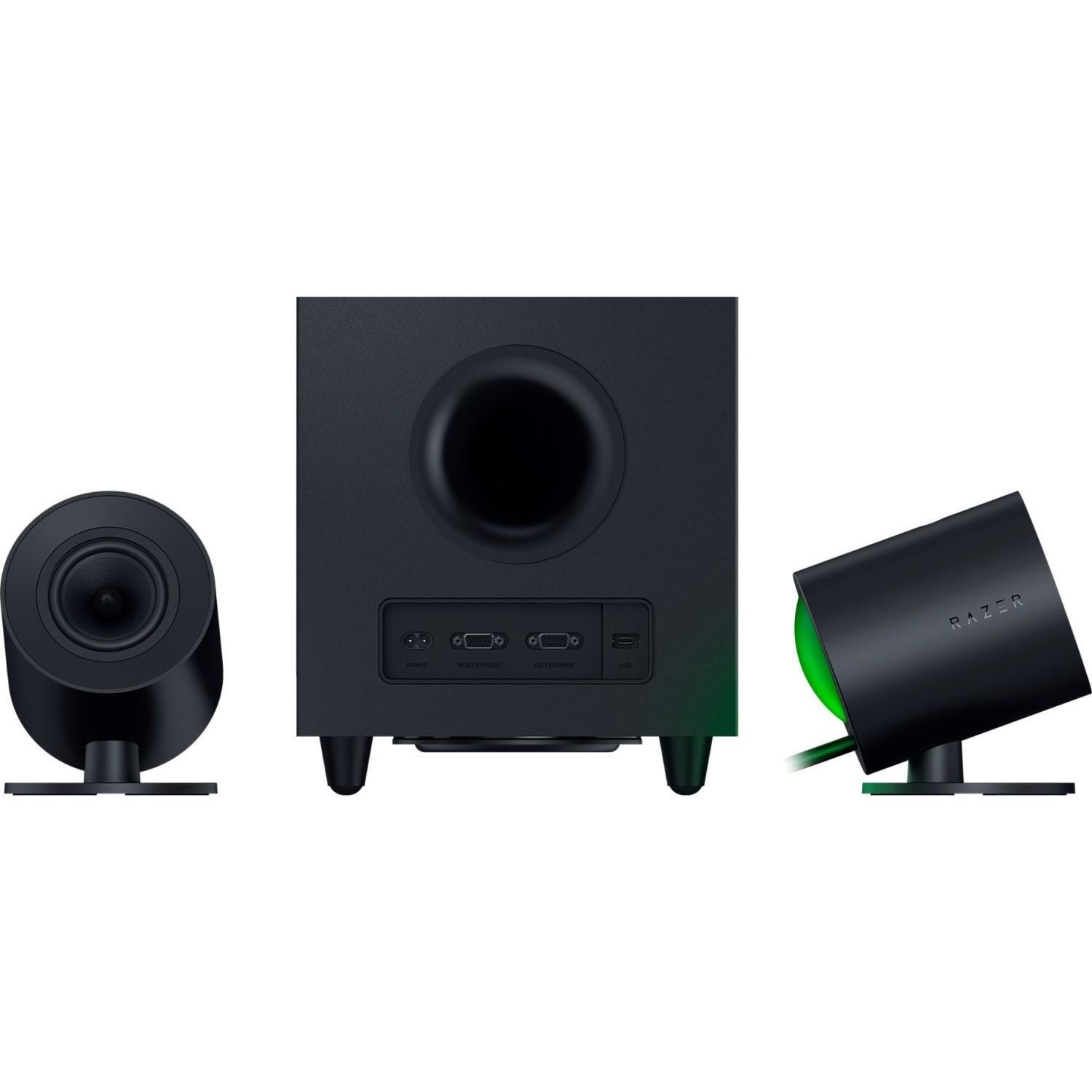 Razer игровая акустическая система Nommo V2 RZ05-04750100-R3G1, 2.1-канальная, 40-20000 Гц, Bluetooth 5.3, USB Type C в Type A (RZ05-04750100-R3G1)