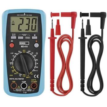 Emos Мультиметр MD-410 M3691N, 168 × 83 × 35 мм, 20 мА – 10 А AC, 20 мА – 10 А DC, 200 мВ – 300 В AC, 200 мВ – 300 В DC (M3691N)