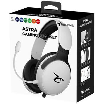 Subsonic Astra игровая гарнитура SA5683-1, 1,5м, 40мм, проводная, накладные, встроенный микрофон, регулятор громкости (SA5683-1)