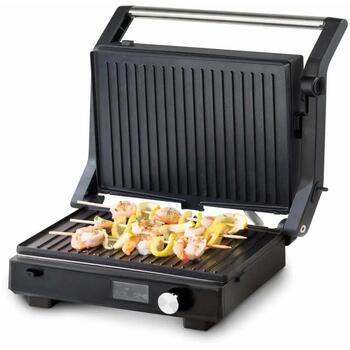Gorenje Kontaktgrils GCG2000SD, 2000 W, 35 cm x 34 cm x 16 cm, LED displejs, noņemamas plāksnes, neslīdošas kājas (GCG2000SD)