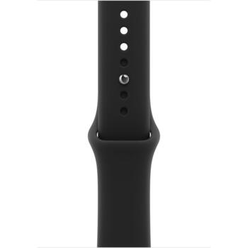 Apple ремешок для умных часов MK1A4ZM/A, 46мм, черный, XL, 195-245мм, высокоэффективная резина, для умных часов (MK1A4ZM/A)