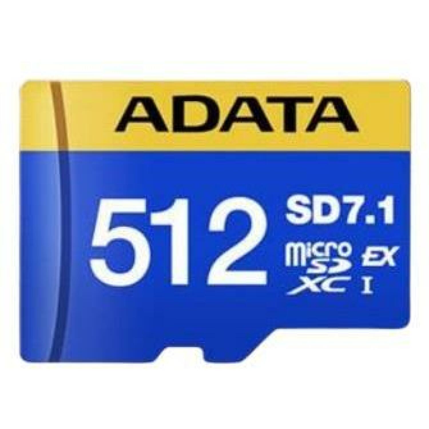 Adata карта памяти UD512GEX3L1-C 512GB, скорость чтения 800MB/s, скорость записи 700MB/s, UHS-II, V30 (UD512GEX3L1-C)