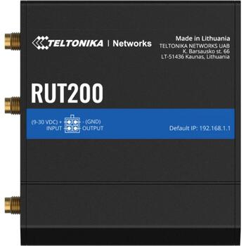 Teltonika беспроводной маршрутизатор RUT200 RUT200040000, 802.11n, 10/100 Mbit/s, Ethernet LAN 2 порта, Поддержка Mesh Нет (RUT200040000)