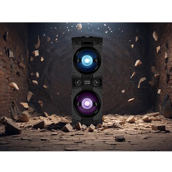 Супер праздничный Party Box с караоке 500W Bluetooth FM USB LED дисплей питание от сети черный PS-1500 SV-022020 Sven (SV-022020)
