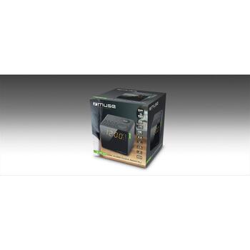 Muse Радиочасы M-187CR, 2 будильника, LED-дисплей 0,9 дюйма, FM/MW 20 предустановленных станций, PLL-радио, таймер сна (M-187CR)