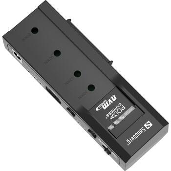Sandberg USB 3.2 клонер и док 136-49, 10 Гбит/с, 2x, M.2, NVMe, SATA, USB 3.2 Gen 2, черный (136-49)