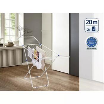 LEIFHEIT Classic 200 Easy 1081539, veļas žāvētājs, 20m, 88x181x51cm, nerūsējošs, saliekams (1081539)