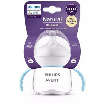 Philips Avent Natural Response mācību krūzīte SCF263/61, 150 ml, vidējas plūsmas knupītis 6m+, pretkoliku vārsts, nesatur BPA (SCF263/61)