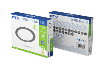 Gtv ORIS PLUS светильник светодиодный LD-ORW13W-CBP-10, 7Вт, 560лм, 120°, 3000K, IP20, IK09, AC220-240V, 50-60Гц, встраиваемый (LD-ORW13W-CBP-10)