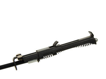 Geko Elastīga garenbāzes šļūteņu skavu saspiešanas knaibles G01651, 660mm, 1 roka, 9 pakāpju zobrats, PVC rokturi (G01651)