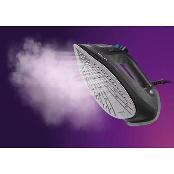 Philips tvaika gludeklis DST3041/80 3000 series, 2600W, 40g/min, 300ml, melns, 200g/min (DST3041/80)