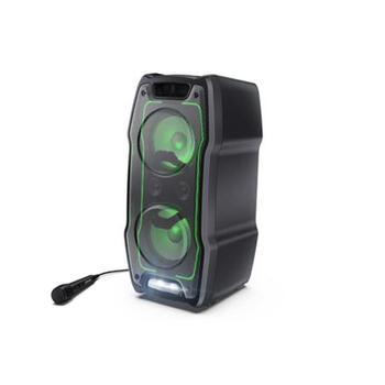 Sharp Партийная колонка PS-931, 180 Вт, водонепроницаемая, Bluetooth, беспроводное соединение, портативная, черная (PS-931)