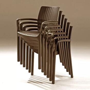 Keter Садовый стул Bali Mono 29190206939, 55x58x83см, 3.3кг, с подлокотниками, устойчив к УФ (29190206939)