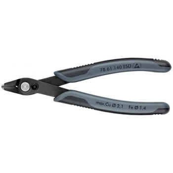 Elektroniķu asknaibles Super-Knips XL ESD 140mm 7861140ESD KNIPEX (78 61 140 ESD)