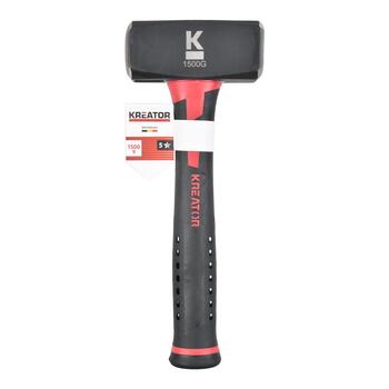 Kreator Kluba āmurs KRTH90303, 1.5kg, 110mm x 45mm, stikla šķiedra, 232mm (KRTH90303)