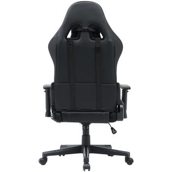 Игровое кресло с RGB подсветкой и пультом управления регулируемая спинка 90°–180° подушки для головы и поясницы до 150 кг Irida RGBCH03 Чёрный CNS-RGBCH03 CANYON (CNS-RGBCH03)