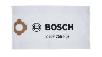 Putekļu sūcēju piederumi, izturīgi flīsa filtru maisi, 2609256F67, BOSCH (2609256F67)