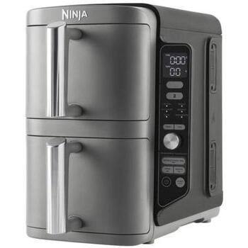 Ninja aerogrils SL400EU, 2470 W, 9.5 l, 40 - 240 °C, 2 atvilktnes, taimeris, termostats, nerūsējošais tērauds (SL400EU)