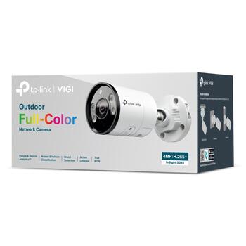 Tp-Link VIGI камера наблюдения InSight S345 2.8mm, 4MP, H.265+, IP67, 30m ИК, 30m белый свет, двустороннее аудио, microSD до 512GB (InSight S345(2.8mm))