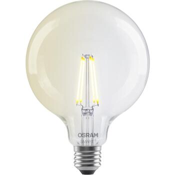 Osram умная LED лампа SMART+ MATTER 4099854529900, 6 Вт, E27, 806 лм, 2700 К, G125, Wi-Fi, регулируемая, Matter (4099854529900)