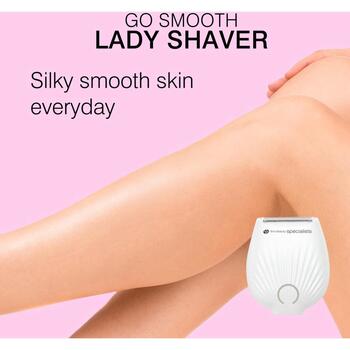 Rio SHSH-WH-BOT-EU/1.0 Go Smooth Lady Shaver, White (SHSH-WH-BOT-EU/1.0)