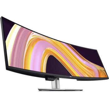 Dell LCD UltraSharp monitors U4924DW, 5120 x 1440, 60 Hz, 5 ms, 2x HDMI, USB-C centrmezgls, 32:9, ieliekts (210-BGTX)