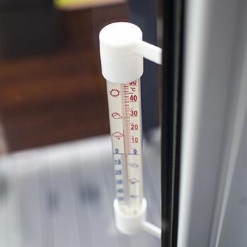 Bioterm термометр 020502, от -60°C до 50°C, 23см, белый, клеевой, пластиковый (020502)