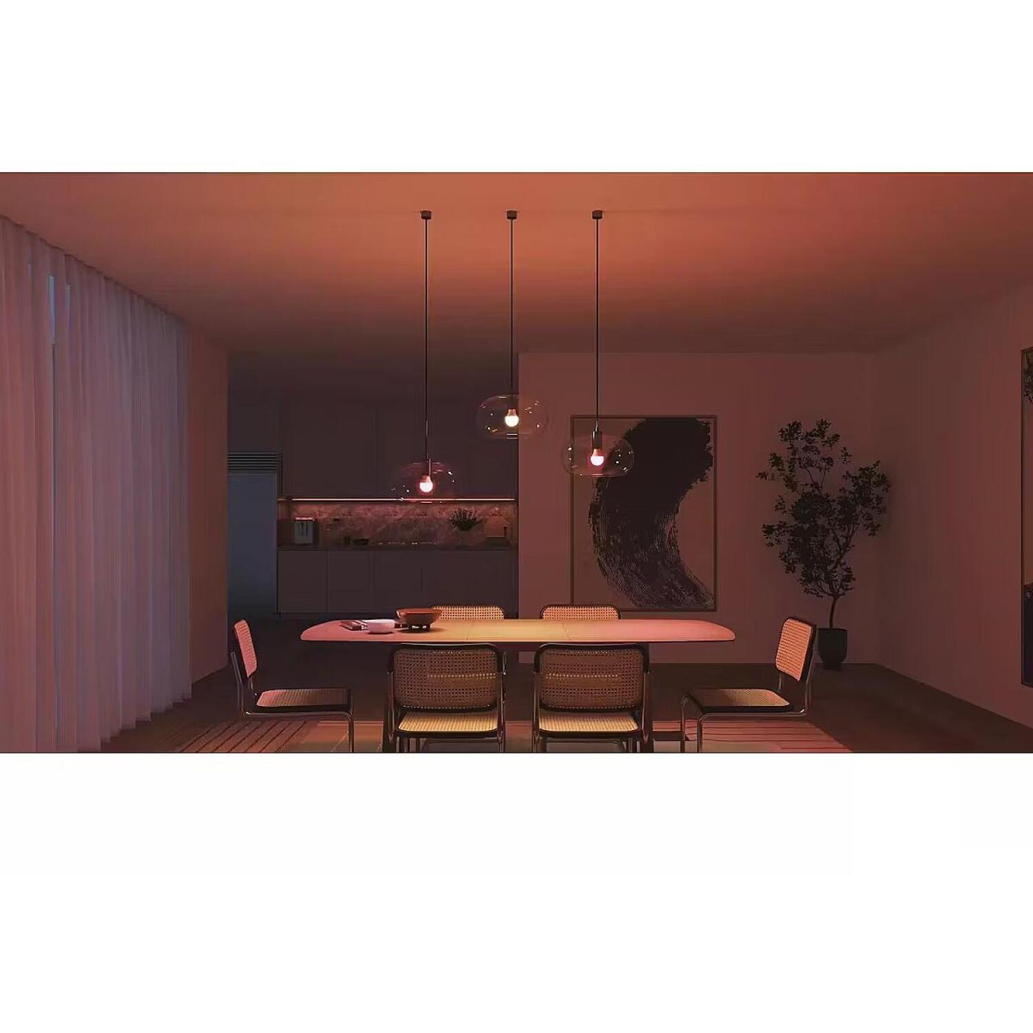 Philips Hue умный осветительный комплект 8721103103659, 2 лампы, E27, 8 Вт, 806 лм, 2200-6500 К, 16 млн цветов, Bluetooth/Zigbee (8721103103659)