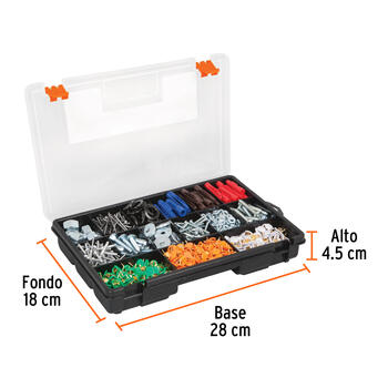 Truper organizātors-kaste ar 15 iedalījumiem, 280x180x44mm ORG-15 TRUPER (ORG-15)