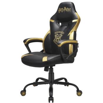 Subsonic Игровое кресло SA5573-H5, 64см, 110-120см, черный, золотой, 100кг, регулируемая высота, с подлокотниками (SA5573-H5)