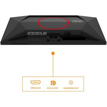 Aoc LCD monitors 24G4HRE 60.5 cm 1920 x 1080 Full HD 200Hz Fast IPS, 1 ms, 178°/178°, VESA montāža, regulējams statīvs (24G4HRE)