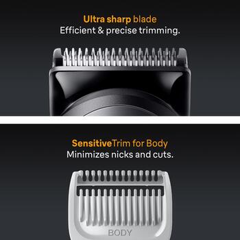 Braun AIO5520 matu un bārdas trimmeris, 7-in-1, 14 soļi, 0.5-21mm, 120min, Li-Ion, ūdensizturīgs (AIO5520)