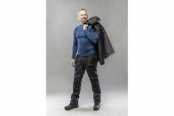 Hogert HT5K390-M-L мужское термобелье с длинным рукавом, 65% полиамид, 35% полиэстер, 160 г/м², бесшовное, быстросохнущее (HT5K390-M-L)