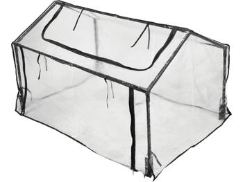 Flo GARDEN GREENHOUSE 90003, 60x80x120см, ПВХ, стальной каркас 12мм, мини-теплица (90003)