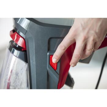 Bissell очиститель ковров ProHeat 2x Revolution 1858N, 800 Вт, 3.7 л, красный/титан, функция стирки, 12 рядов щеток (1858N)