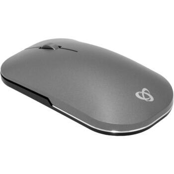 Sbox Pele WM-113, 3 pogas, 1600 DPI, 500 mAh, BT, 2,4 GHz, pelēka, optiskais sensors (WM-113)