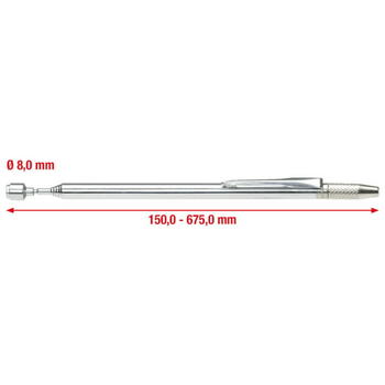 KSTOOLS телескопический магнит 550.1001, 0,5 кг, 650 мм (550.1001)