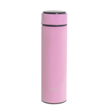 Термобутылка из нержавеющей стали AD 4506P 500 ml двойная стенка с изоляцией Розовая Adler (AD 4506 pink)