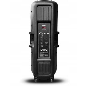 Prime3 Караоке колонка APA30, 12.000 W P.M.P.O., Bluetooth, FM радио, MicroSD до 32 GB, USB MP3, AUX, 6,5 мм вход для микрофона (APA30)