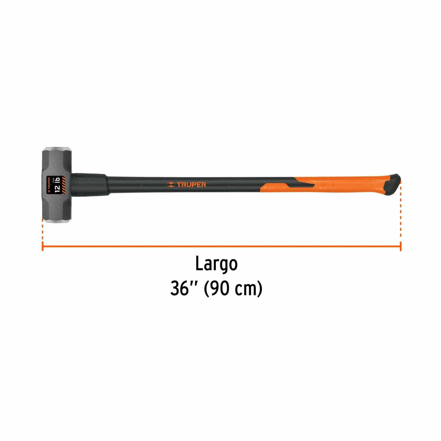 Veseris ar stiklšķiedras kātu 5.5kg TRUPER (MD-12F)
