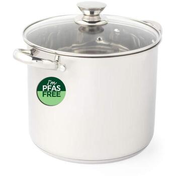Russell Hobbs RH03800EU7 Classic Collection 24cm 9L Stockpot, Stainless Steel (RH03800EU7)