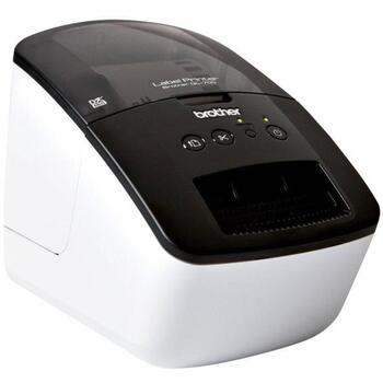 Brother QL-700 принтер этикеток QL700RF1, 300 x 300 DPI, 150 мм/с, черный/белый, автоматический резак, USB (QL700RF1)