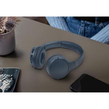 Muse Стерео наушники M-272 BTB, Bluetooth 5.3, 45ч, встроенный микрофон, шумоподавление, синий, накладные (M-272 BTB)