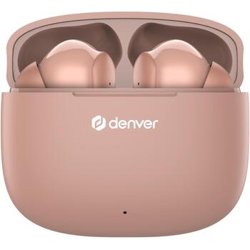Denver Bezvadu austiņas TWE-48 111191120530, 4,3g, Rozā, Bluetooth V5.3, 20Hz-20kHz, 30mAh, 200mAh, HFP, HSP, A2DP, AVRCP (111191120530)