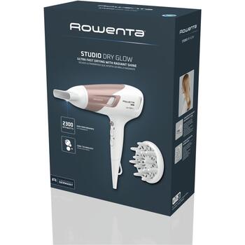 Rowenta фен CV5830, 2100Вт, 2 скорости, 3 температурных режима, ионный генератор, насадка-концентратор (CV5830)