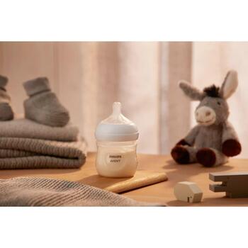 Philips Avent Natural Response набор для новорожденных SCD837/10, бутылочка 125мл, 2 соски, антиколиковый клапан, без BPA (SCD837/10)